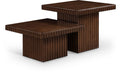 Spencer - Oak Veneer 2 Piece Coffee Table - Simple Home Plus