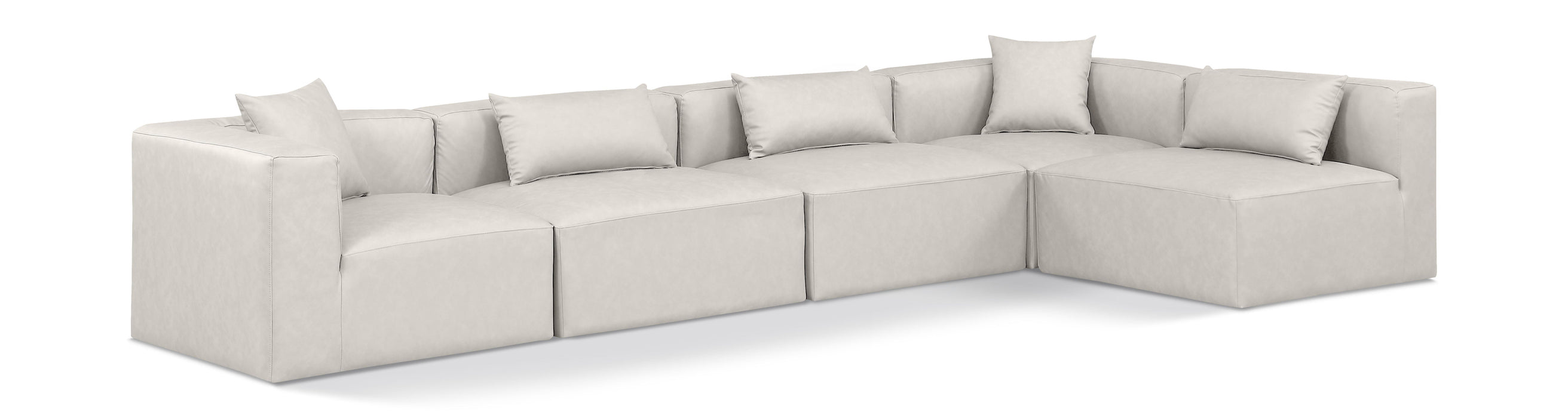 Cube - 5 Piece Modular Sectional - Simple Home Plus