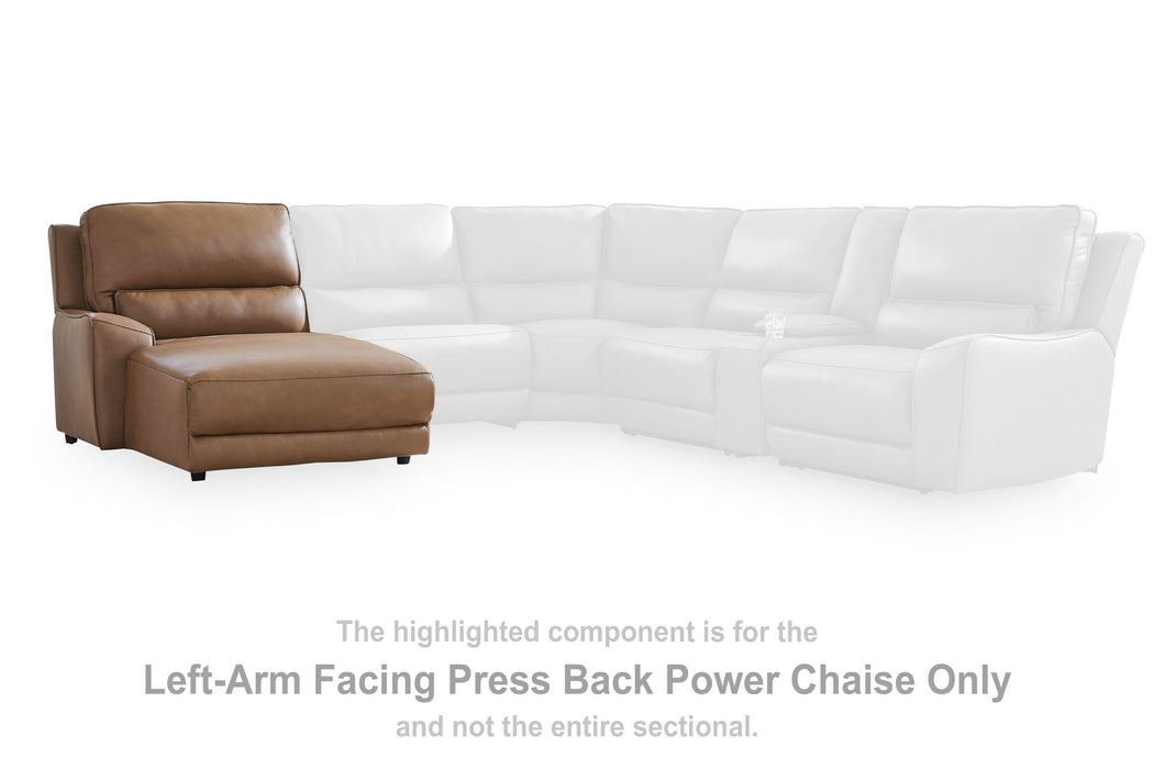 DeepWakes - LAF Press Back Power Chaise - Caramel - Simple Home Plus