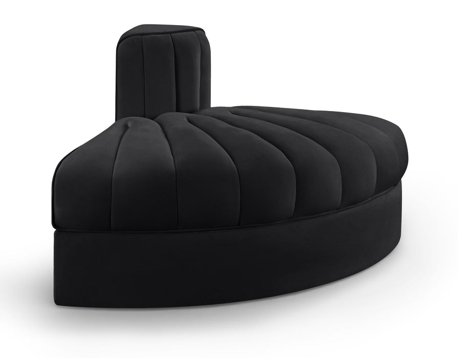 Rummi - Velvet Performance Fabric Upholstered Modular Chair - Simple Home Plus