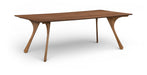 Glenwood - 86.75" Solid Wood And Walnut Veneer Dining Table - Brown - Simple Home Plus