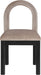 Conrad - Velvet Dining Chair With Black Legs - Simple Home Plus