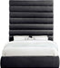 Adam - Chenille Fabric Bed With 89" Headboard - Simple Home Plus