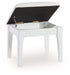 Chalanna - White - Vanity Stool - Simple Home Plus