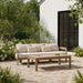 Newport - Water Resistant Fabric 86.75" Upholstered Outdoor Patio Sofa - Simple Home Plus