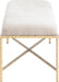 Valley - Bench With Gold Frame - Simple Home Plus