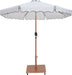 Amalfi - Aluminum Patio Umbrella - Light Brown Base / Light Brown Pole - Simple Home Plus