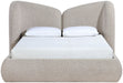 Elowen - Chenille Fabric Upholstered Bed - Simple Home Plus