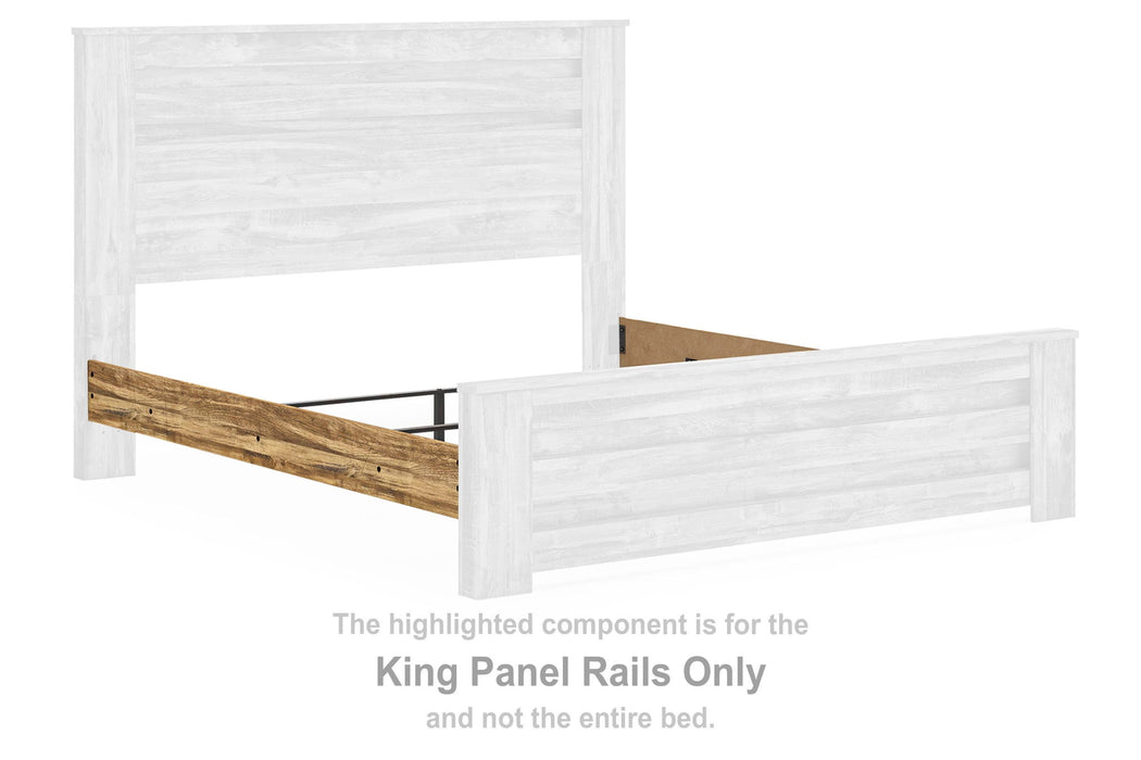 Maystonna - King Panel Rails - Brown - Simple Home Plus