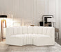 Arc - Boucle Fabric 3 Piece Modular U-Shaped Sofa - Simple Home Plus