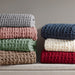 Chenille Chunky Knit - Throw - Sage Green - Simple Home Plus
