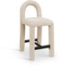 Amari - Chenille Fabric Stool - Simple Home Plus