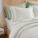 Willow - 3 Piece Queen Bedspread Set - White - Simple Home Plus