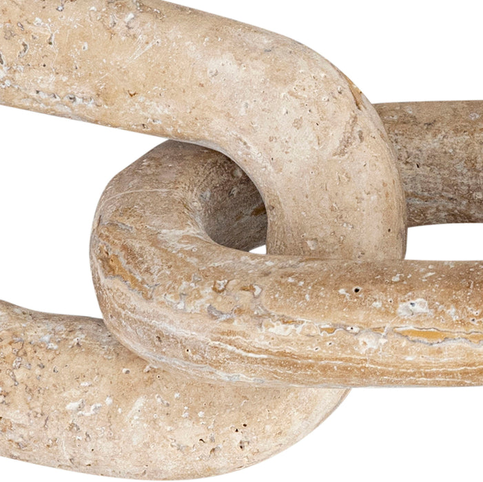 Lynx - Travertine Decorative Chain Links - Natural - Simple Home Plus