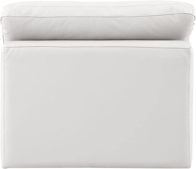 Indulge - Faux Leather Armless Chair - Simple Home Plus