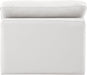 Indulge - Faux Leather Armless Chair - Simple Home Plus
