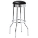 Retro - Upholstered Metal Swivel Bar Stool (Set of 2) - Simple Home Plus