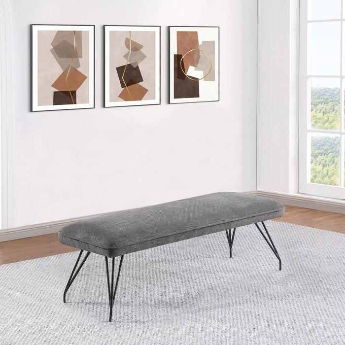 Dodson - Fabric Upholstered Dining Bench - Simple Home Plus