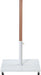 Fiji - Aluminum Patio Umbrella With Square White And Teak Base - Simple Home Plus