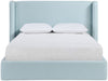 Kendall - Linen Textured Fabric Upholstered Bed - Simple Home Plus