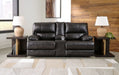 Mountainous - Eclipse - Power Reclining Loveseat With Console /Adj Headrest - Simple Home Plus