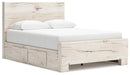 Lawroy - Panel Bed With Storage - Simple Home Plus