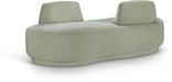 Argyle - Chenille Fabric Chaise / Loveseat - Simple Home Plus