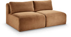 Shaggy - Fabric 2 Seat Modular Armless Sofa - Simple Home Plus