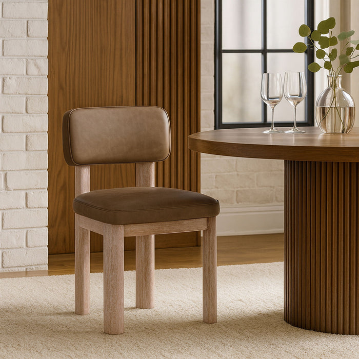 Paloma - Faux Leather Upholstered Dining Chair (Set of 2) - Simple Home Plus