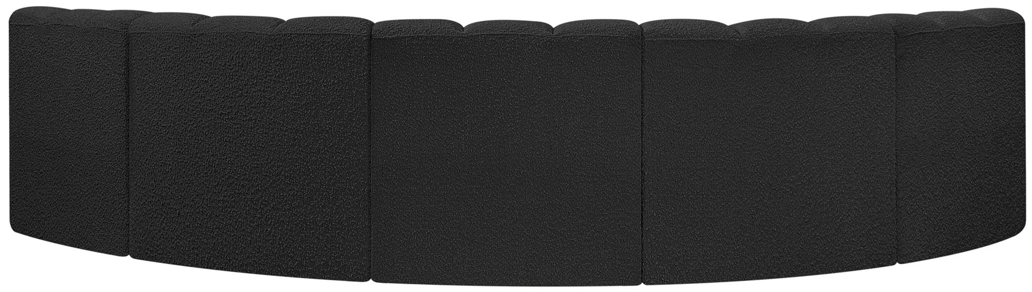 Arc - Boucle Fabric 5 Piece U-Shaped Modular Sofa - Simple Home Plus