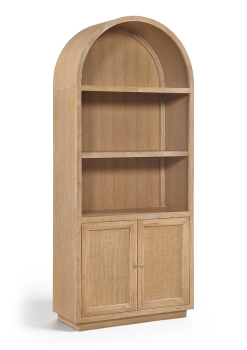 Botanical - Oak Veneer And Solid Wood Bookcase - Simple Home Plus