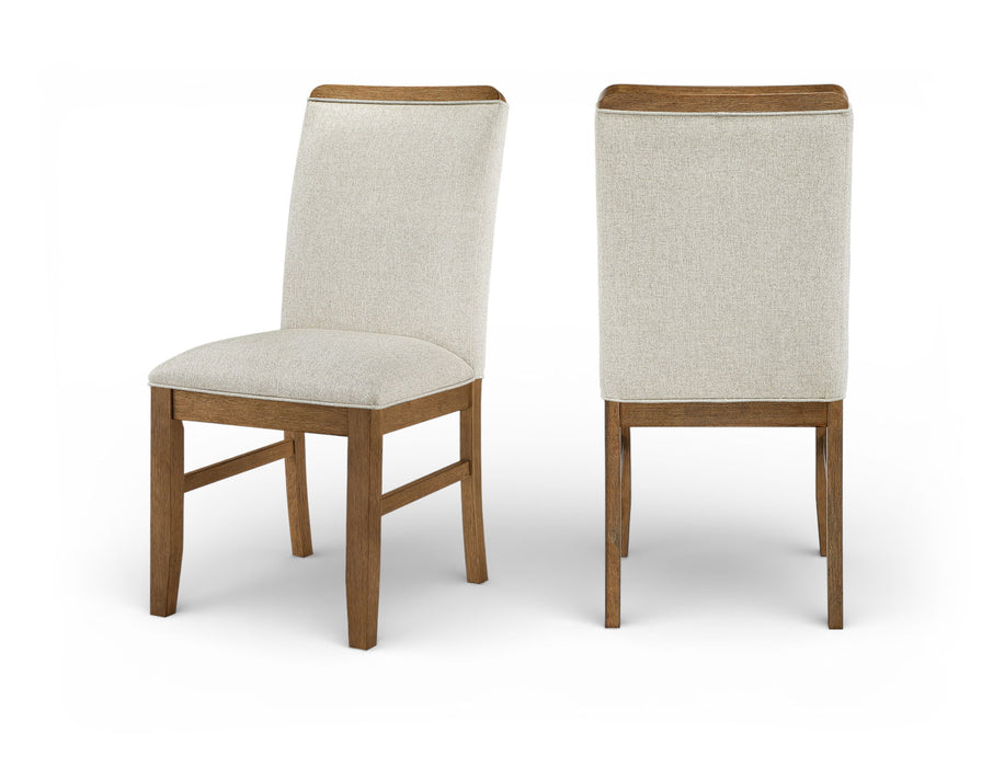 Ananda - Fabric Upholstered Dining Chair (Set of 2) - Simple Home Plus