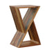 Lily - Solid Reclaimed Wood Accent Side Table - Natural - Simple Home Plus