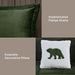 Alton - King Down Alternative Comforter Set - Green / Ivory - Simple Home Plus
