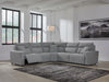 ModMax II - Salt And Pepper - Reclining Sectional - Simple Home Plus
