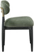 Riccio - Fabric Dining Side Chair (Set of 2) - Black And Gold Frame - Simple Home Plus