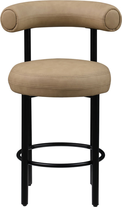 Bordeaux - Counter Stool (Set of 2) - Tan - Simple Home Plus