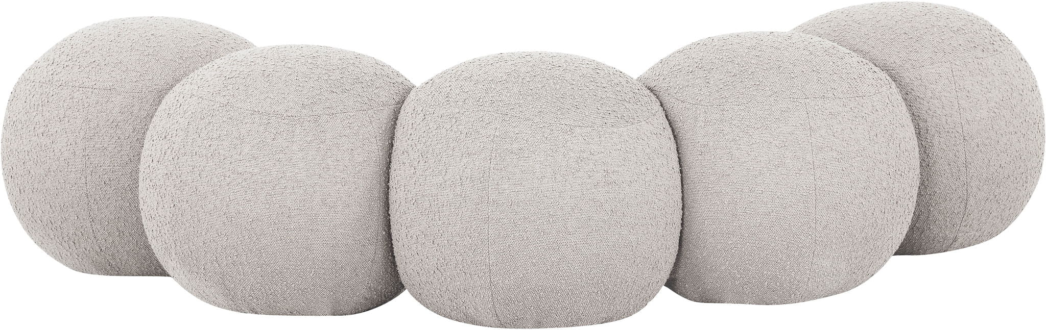 Apollo - Boucle Fabric Bench - Simple Home Plus