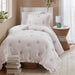 Aglaia - Twin Quilt Set - Pink - Simple Home Plus