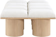 Pavilion - 8 Piece Modular Bench With Natural Base - Simple Home Plus
