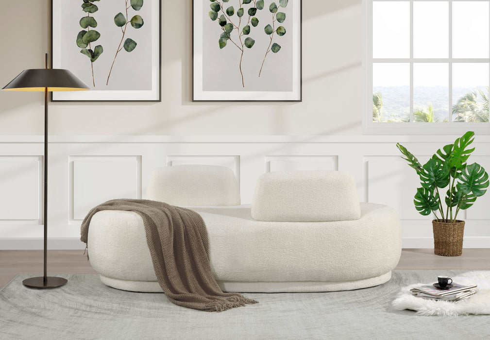 Argyle - Teddy Fabric Chaise / Loveseat - Simple Home Plus