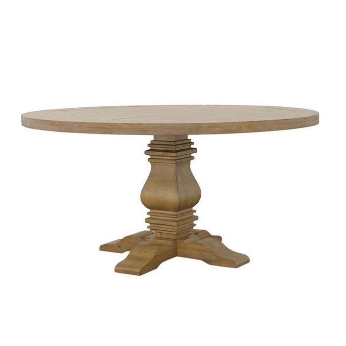Florence - Round Pedestal Base Dining Table - Simple Home Plus
