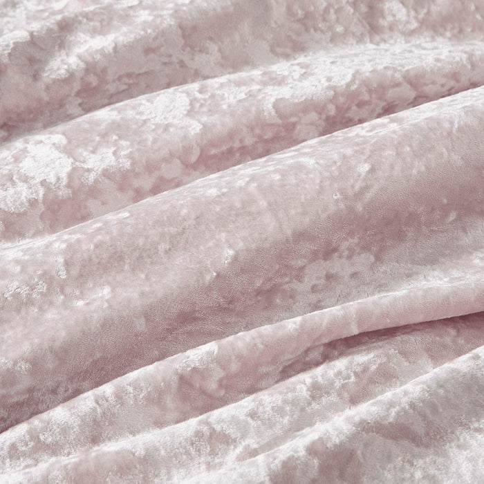 Mira - Crushed Velvet Sherpa Reversible King Comforter Set - Lavender - Simple Home Plus