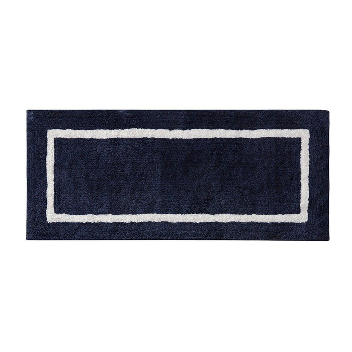 Bittman - 21" x 34" Reversible Bath Rug - Navy - Simple Home Plus