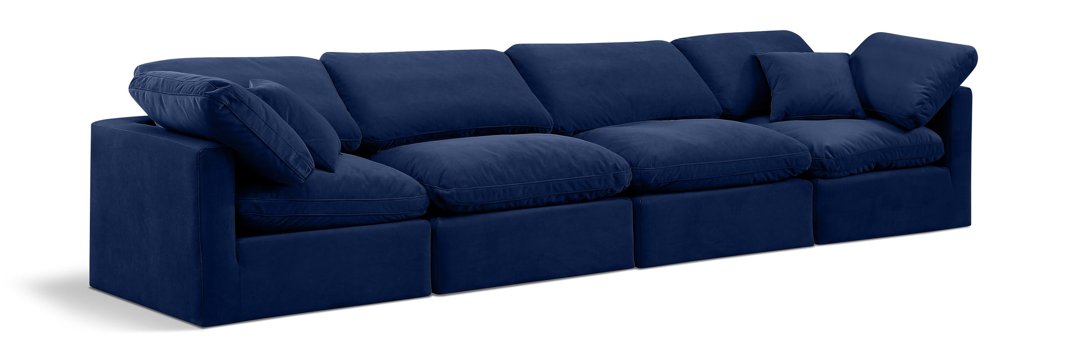 Indulge - Velvet 4 Seat Modular Sofa - Simple Home Plus