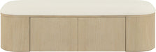 Velden - Upholstered Storage Bench With Stained Natural Base - Simple Home Plus