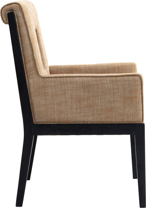 Gwendolyn - Dining Arm Chair With Black Frame - Simple Home Plus