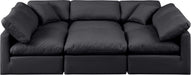 Indulge - Faux Leather 6 Piece Modular Sectional - Simple Home Plus