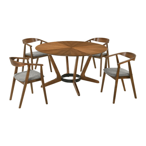 Santana - Round Dining Table Set - Simple Home Plus