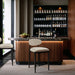 Riccio - Stool - Black Frame - Simple Home Plus